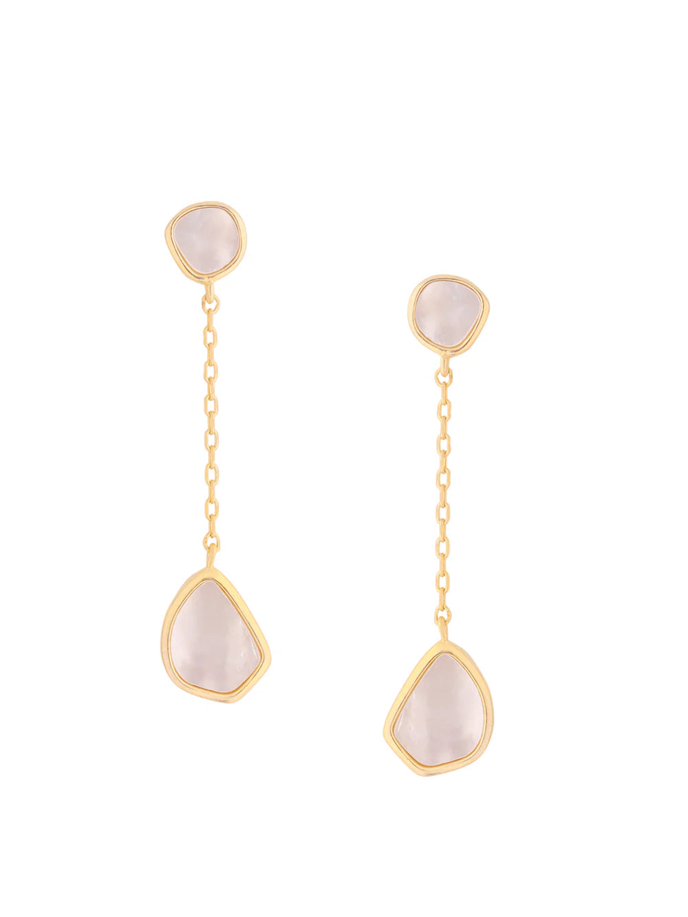 Mother of Pearl Drop Necklace Set