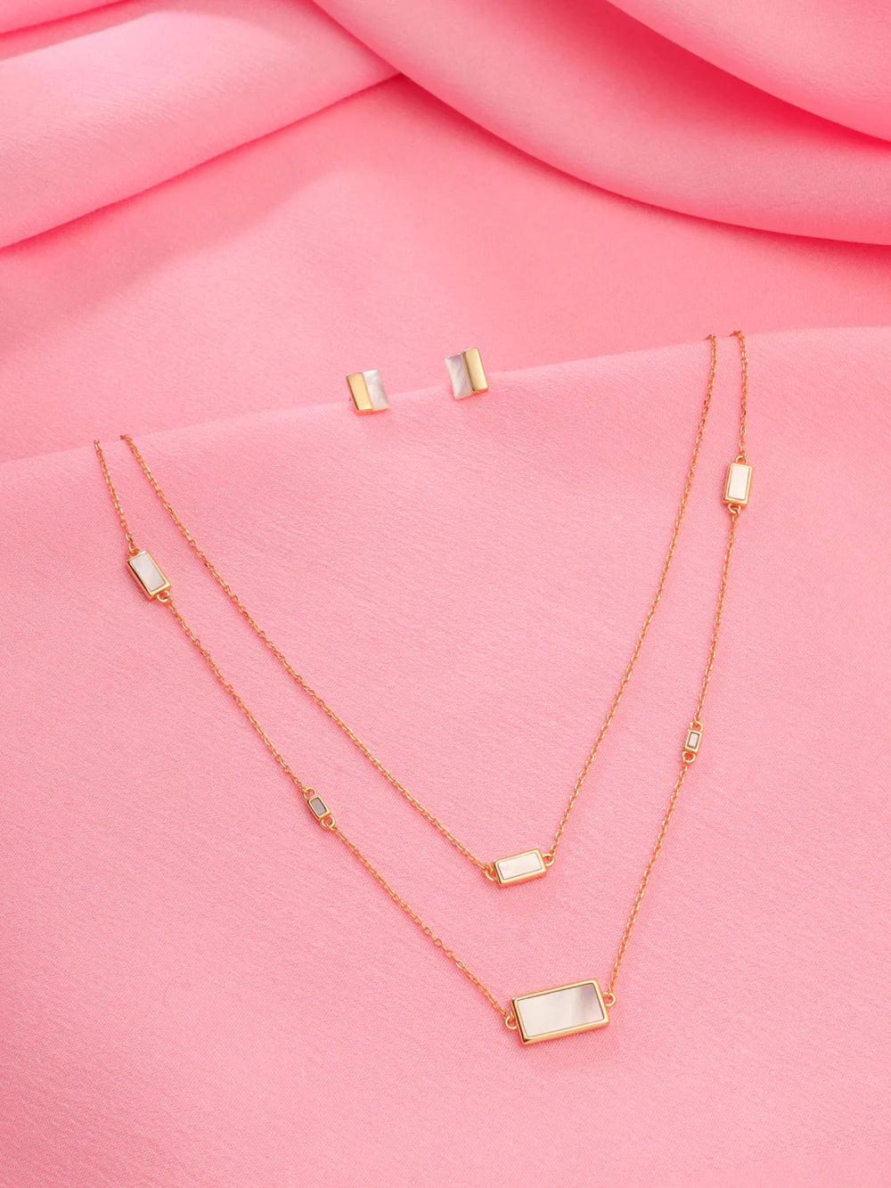 Rectangular Mother of Pearl Set