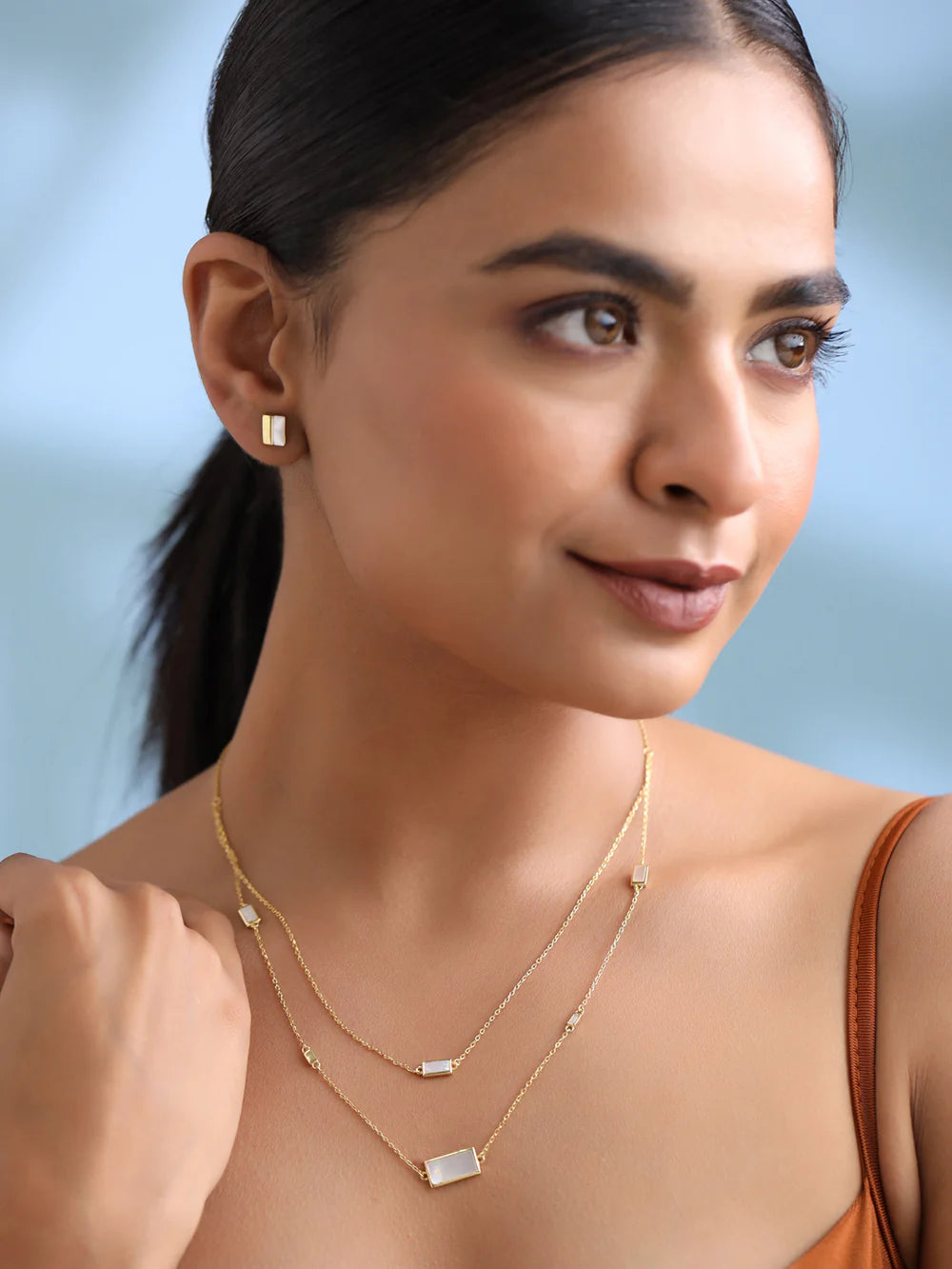 Rectangular Mother of Pearl Set