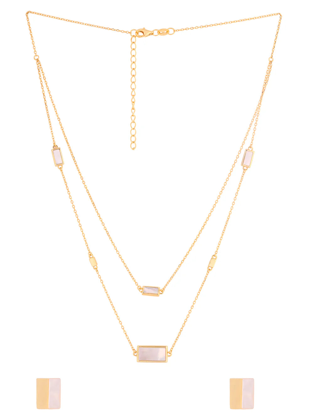 Rectangular Mother of Pearl Set