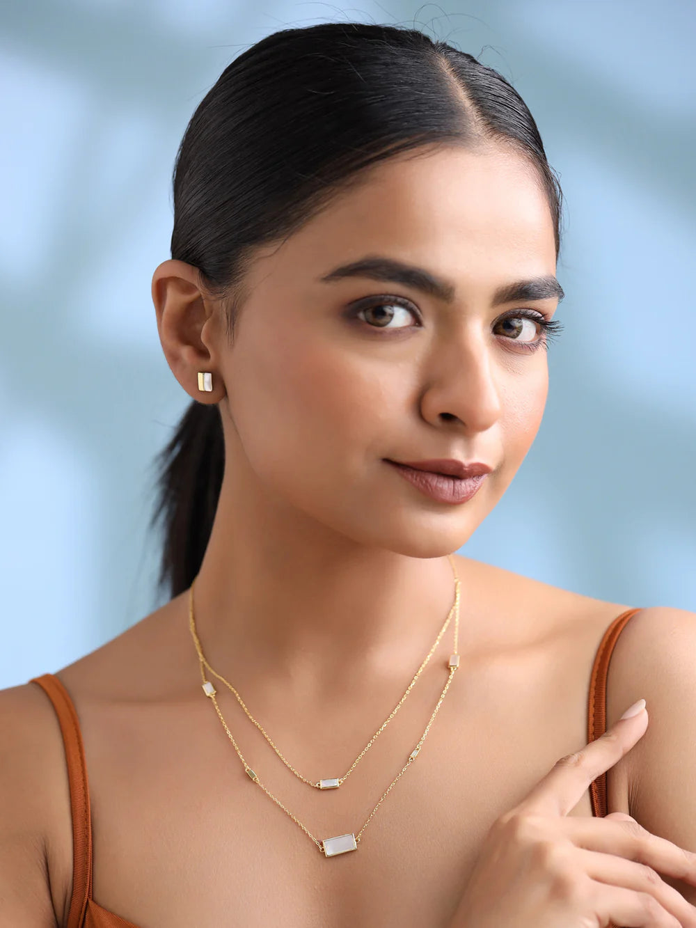 Rectangular Mother of Pearl Set