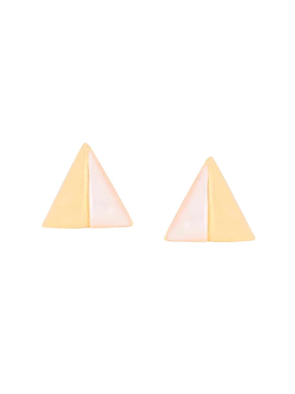 Triangle Mother of Pearl Necklace Set