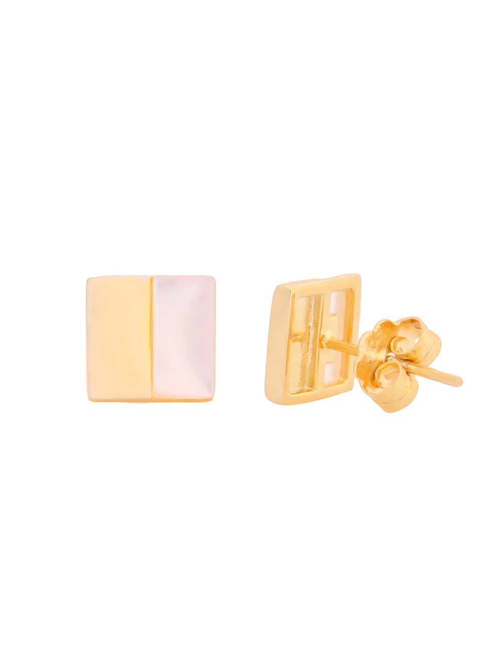 Square Mother of Pearl Necklace Set