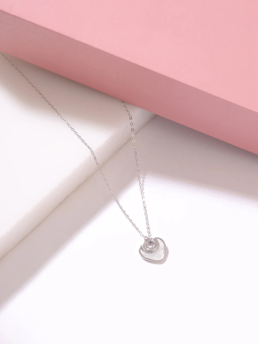 White Heart Pendant