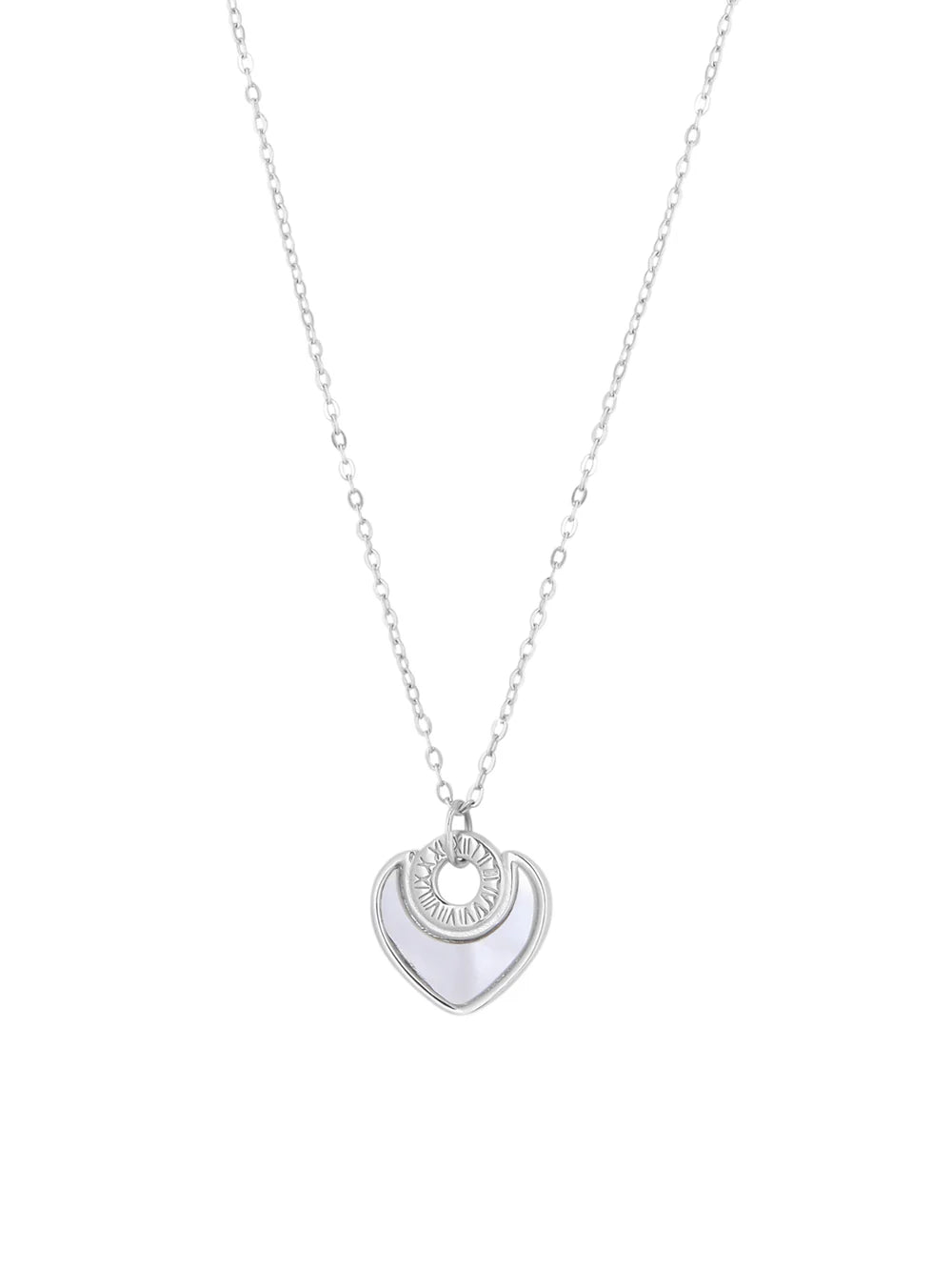 White Heart Pendant