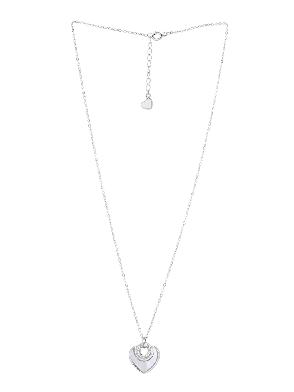 White Heart Pendant