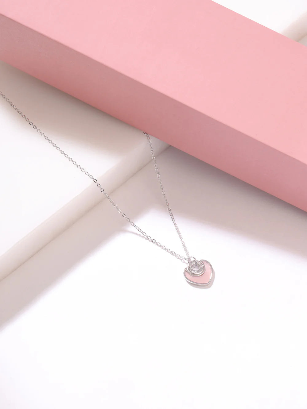 PINK HEART PENDANT
