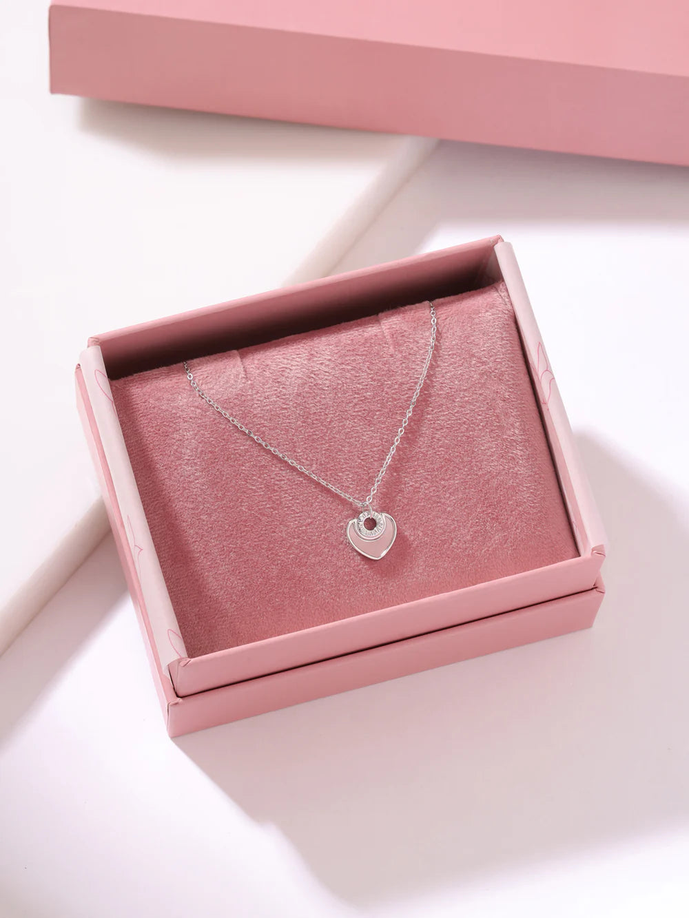 PINK HEART PENDANT