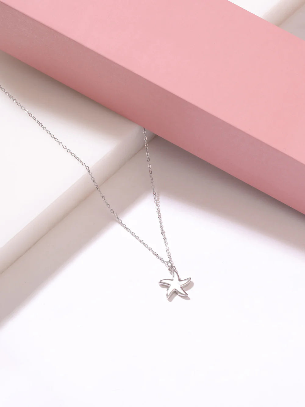 Silver Star Mother Of Pearl Pendant