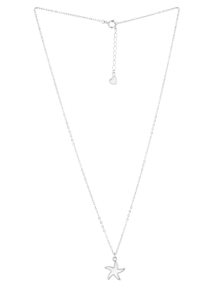 Silver Star Mother Of Pearl Pendant
