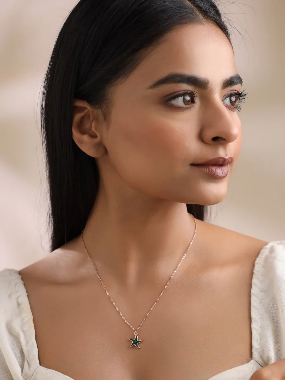 Machalite Star Mother of Pearl Pendant