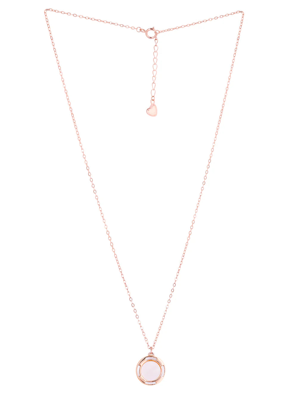 Round Halo Mother of Pearl Pendant