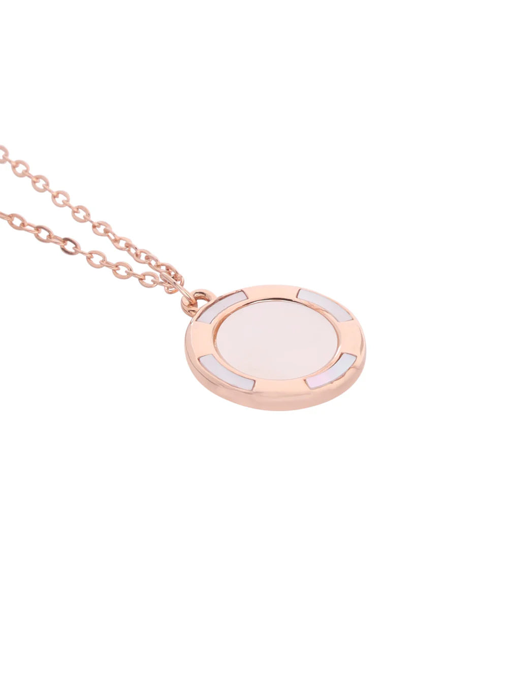 Round Halo Mother of Pearl Pendant