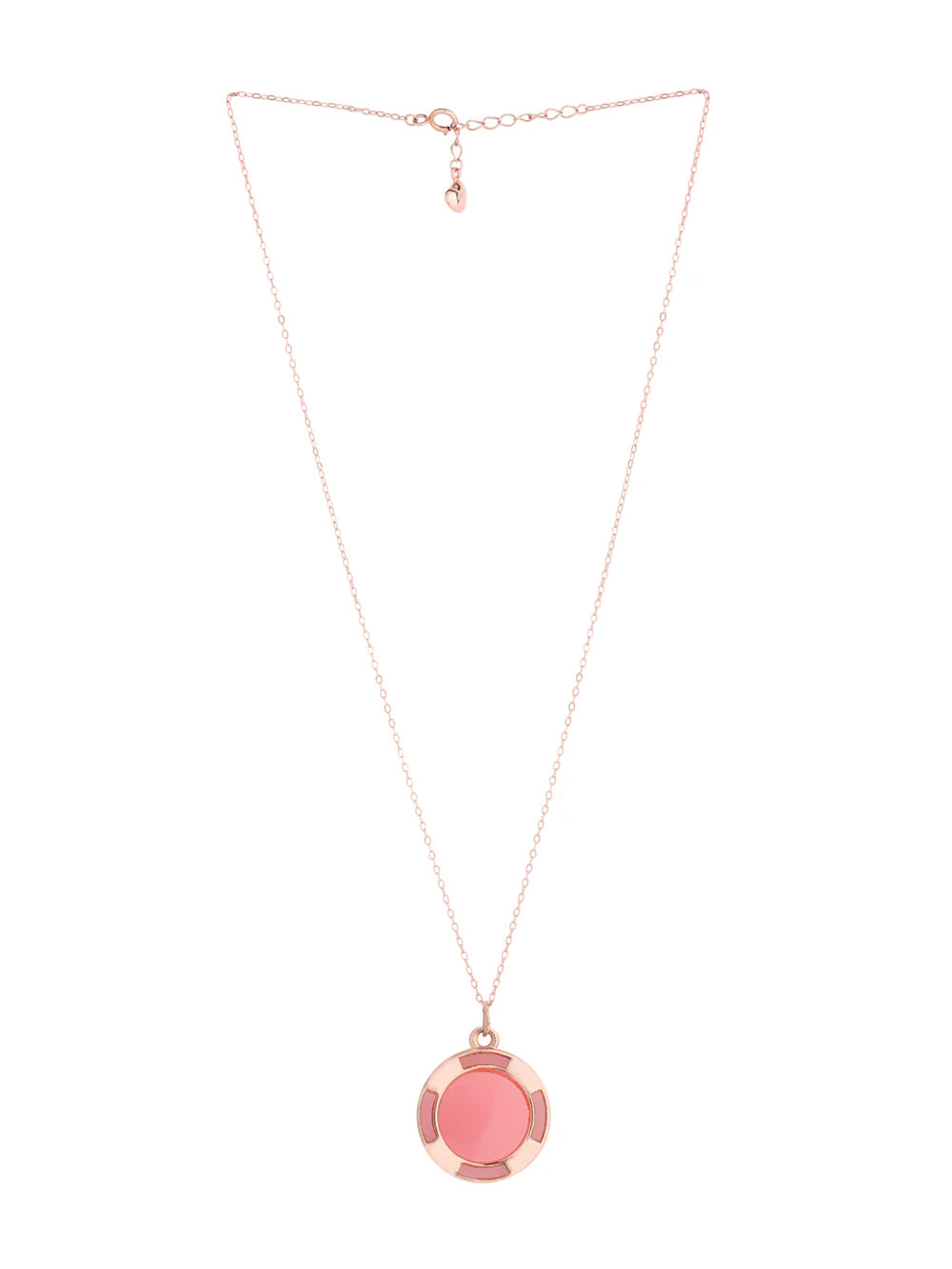 Rose Gold Halo Pendant