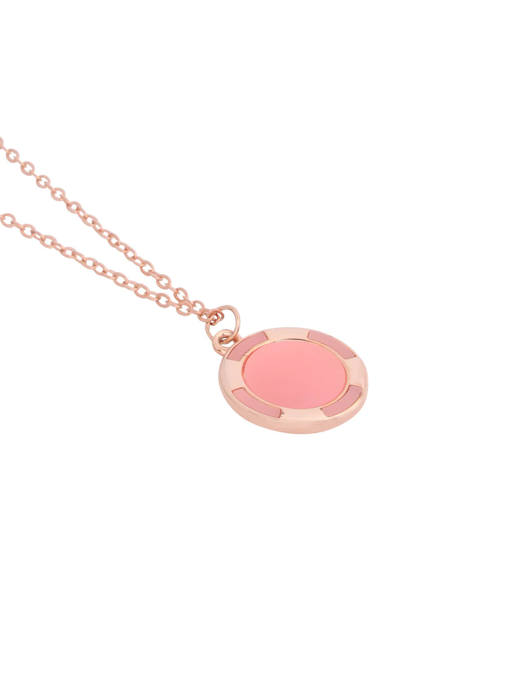 Rose Gold Halo Pendant