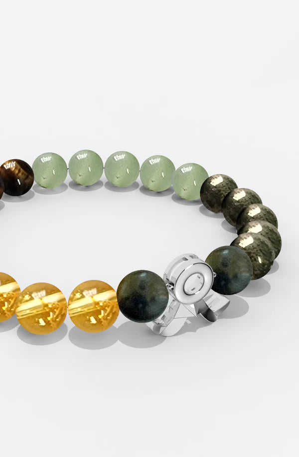 Sterling Silver Taurus Money Magnet Bracelet For Men