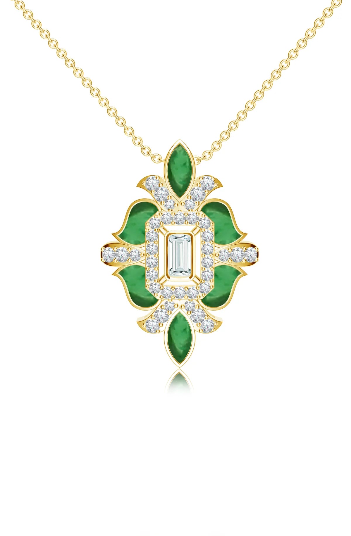 Moissanite 925 Sterling Silver Pendant For Women