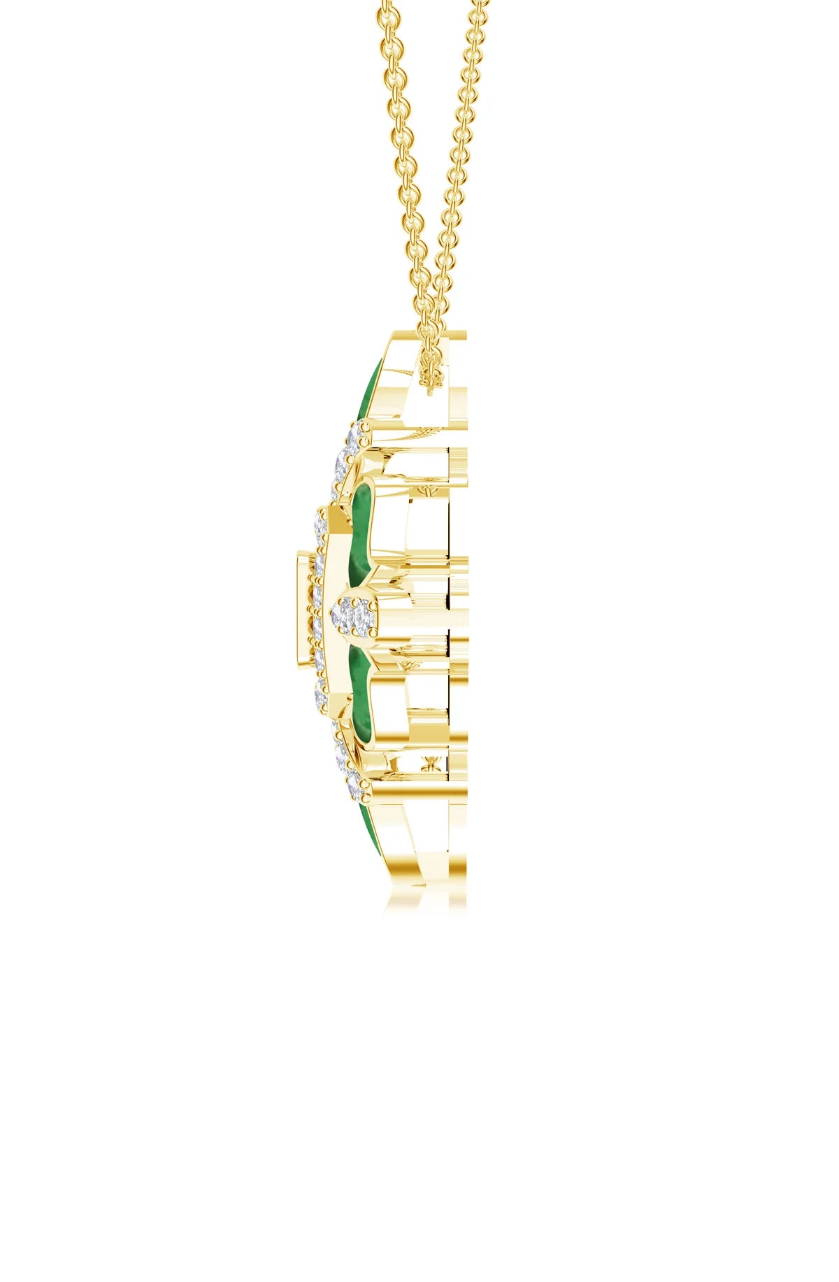Moissanite 925 Sterling Silver Pendant For Women