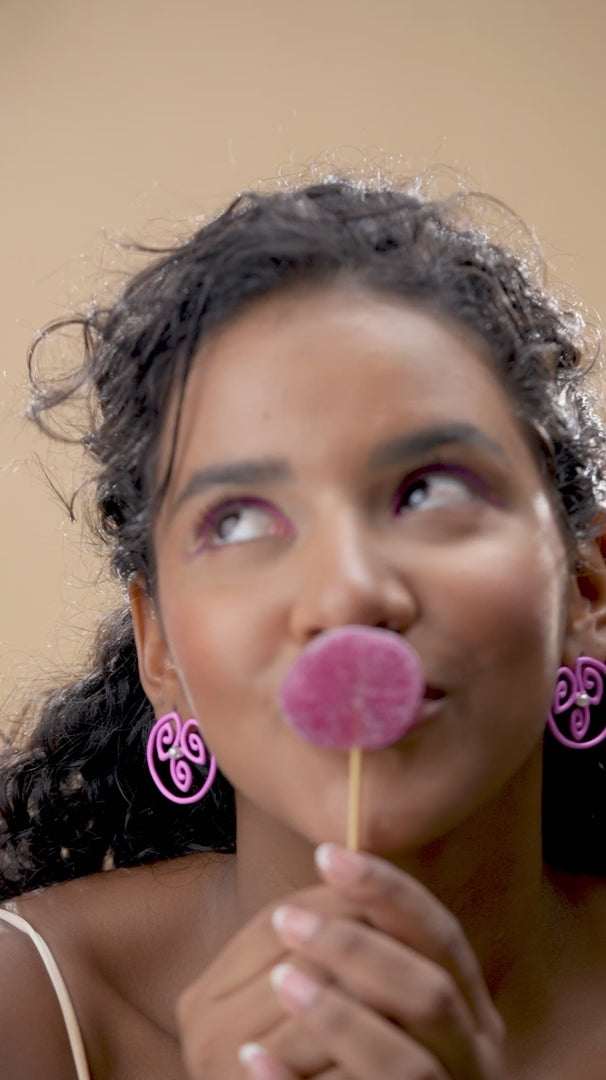 Pink AirTribe Earrings