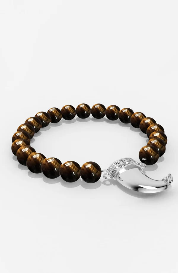 Sterling Silver Feroscious Tiger Bracelet Bracelet For Men