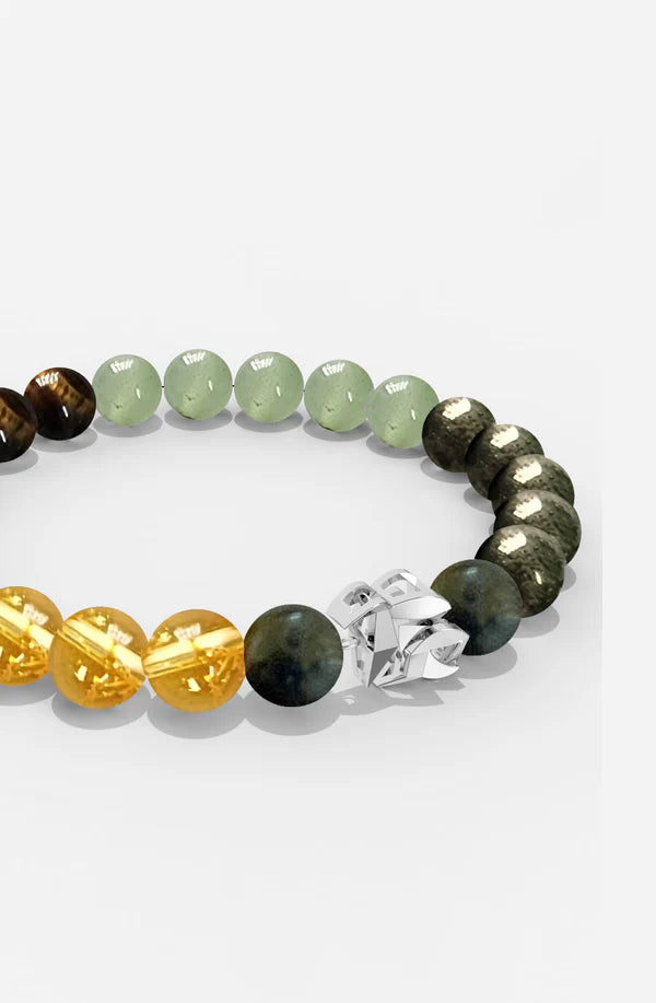 Sterling Silver Capricorn Money Magnet Bracelet For Men